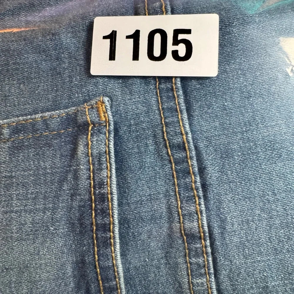 Banana Republic Mens Travel Jean 34x32 Slim Fit Fade Blue Denim Washwell Stretch